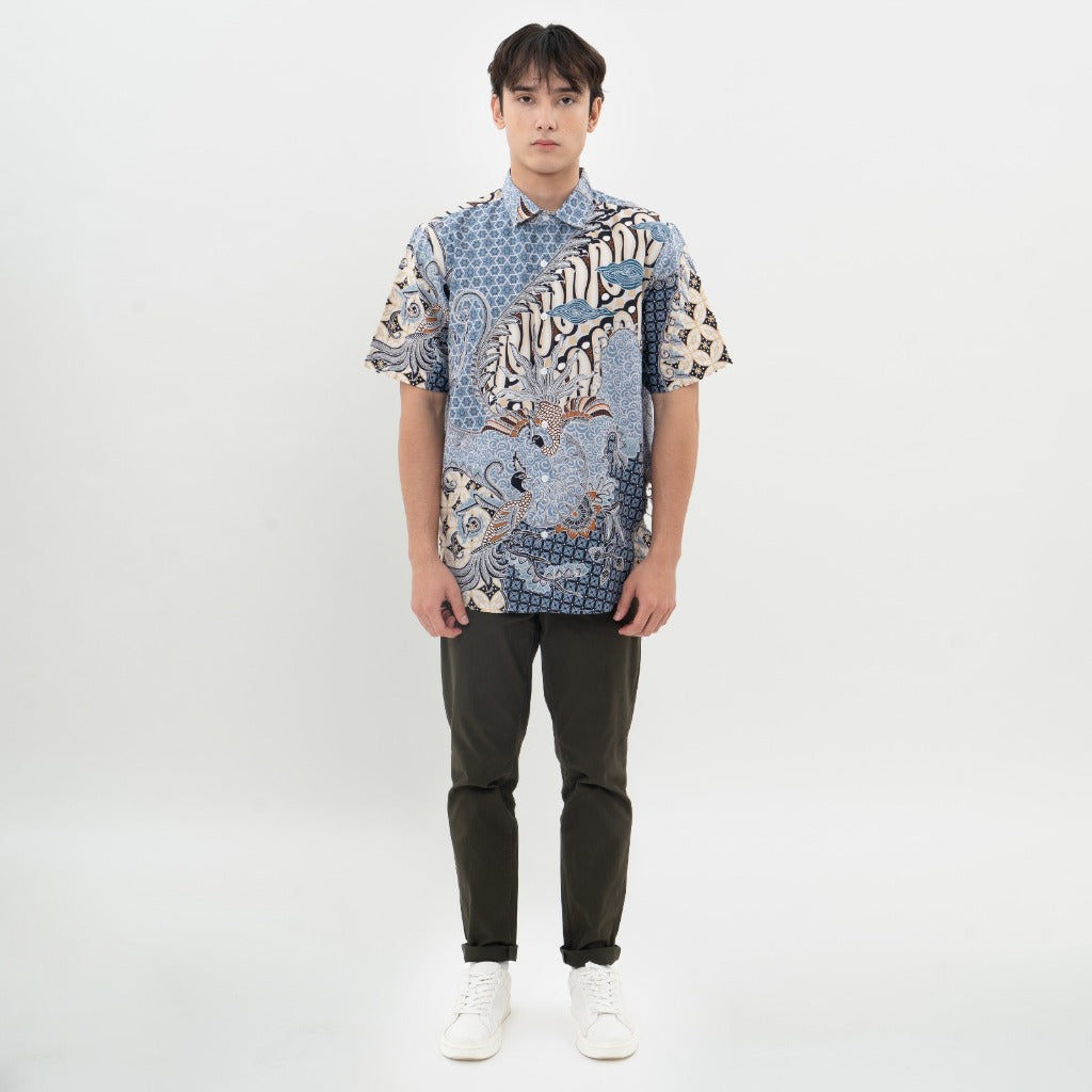 M231 Kemeja Pria Batik Pendek 0714