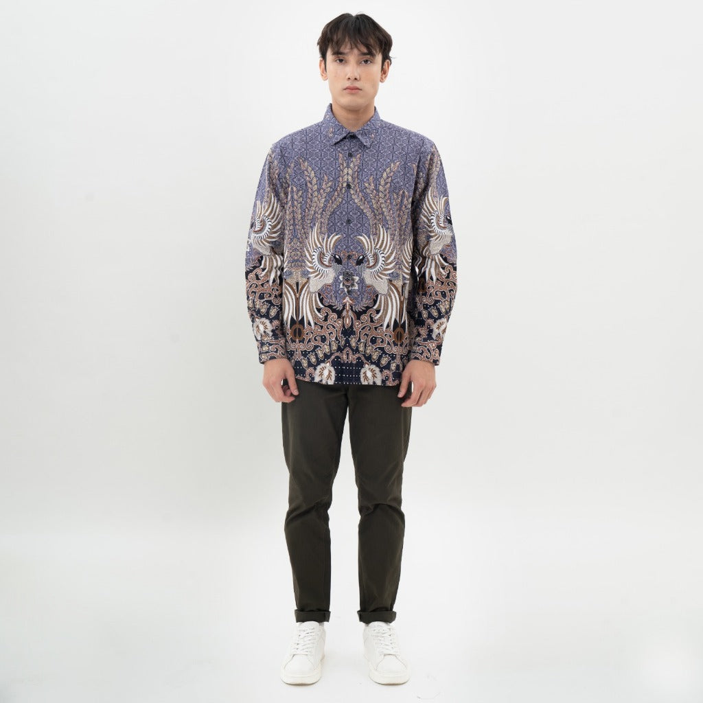 M231 Kemeja Pria Batik Panjang 0640