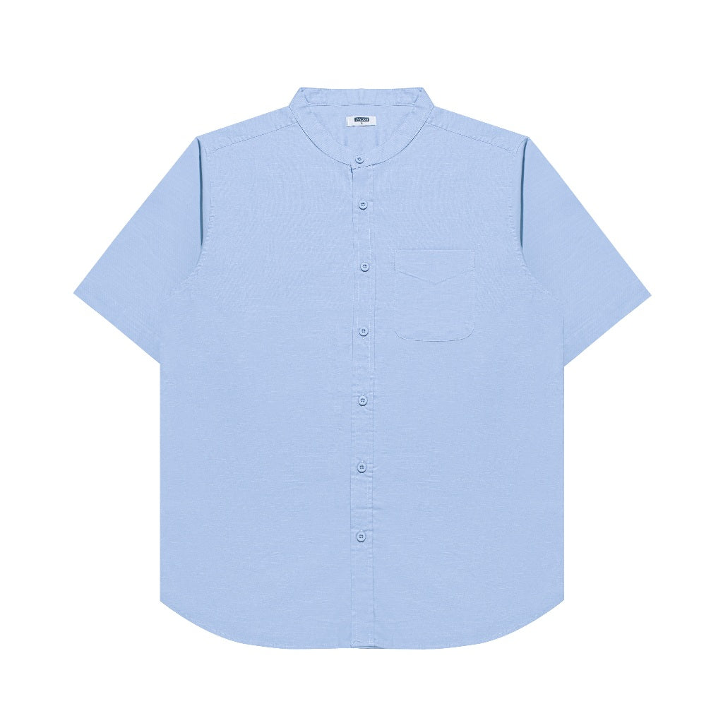 M231 Kemeja Pria Shanghai Polos Pendek 0184