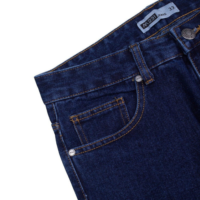 M231 Celana Panjang Jeans Denim Pria Dark Blue 0444