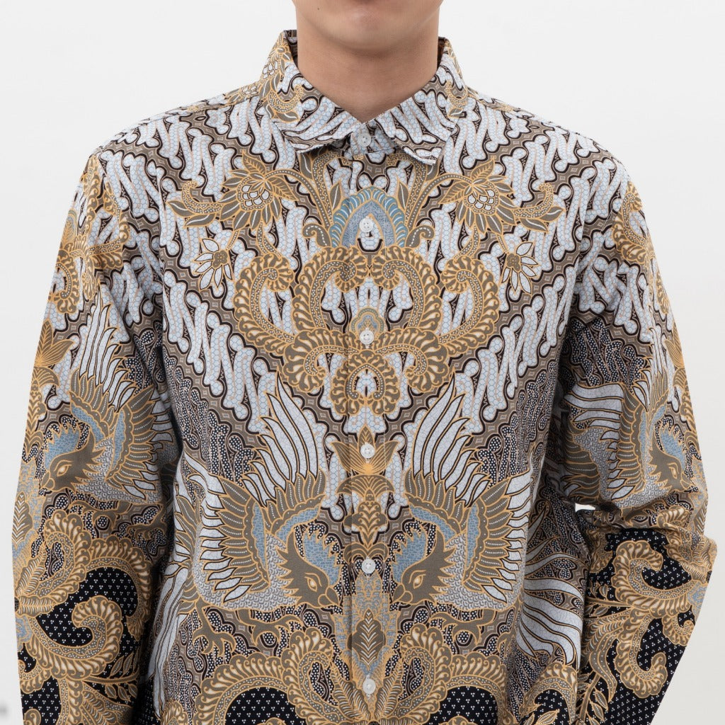M231 Kemeja Pria Batik Panjang 0707