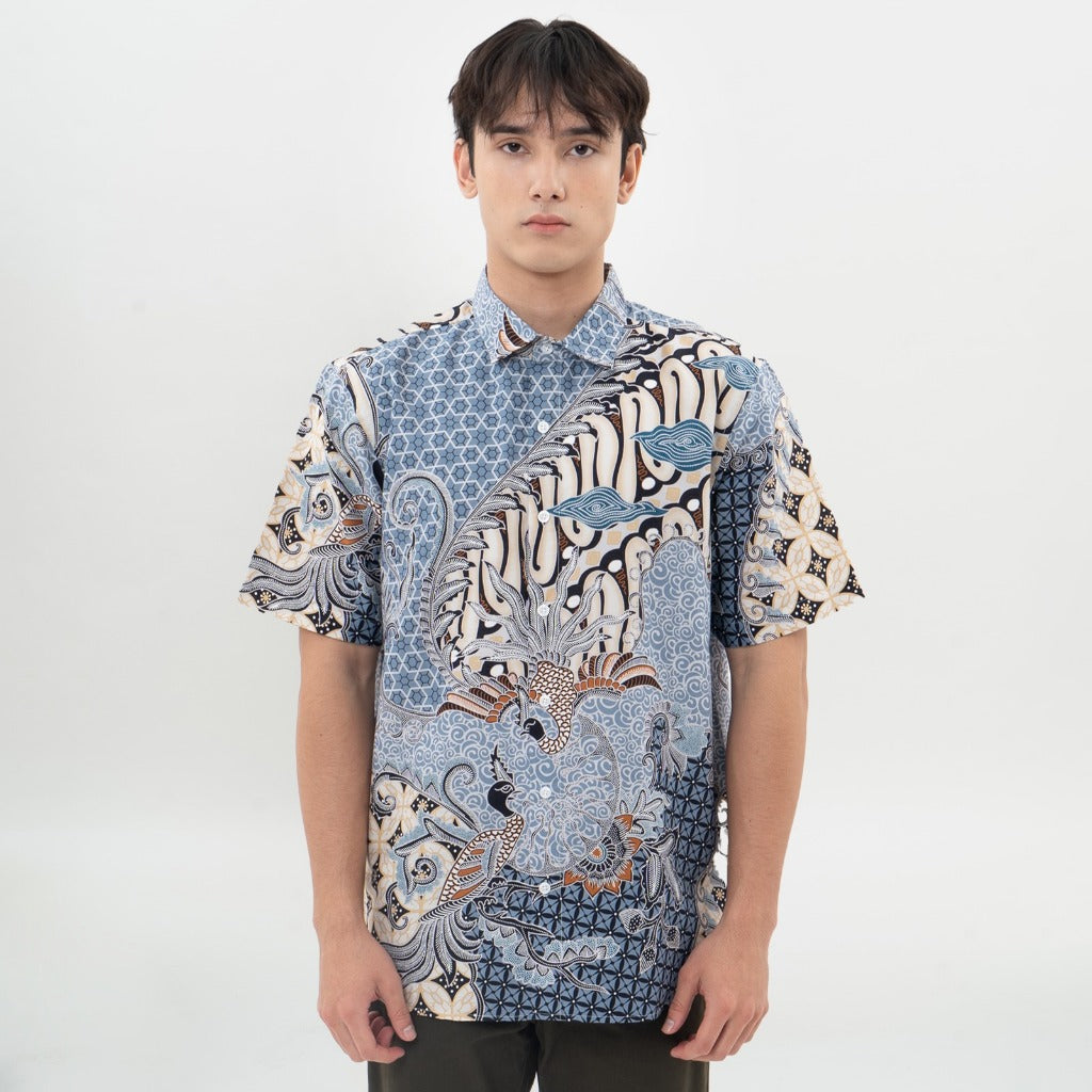 M231 Kemeja Pria Batik Pendek 0714