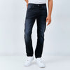 M231 Celana Panjang Jeans Denim Pria Straight Fit Stone Wash Black 0166