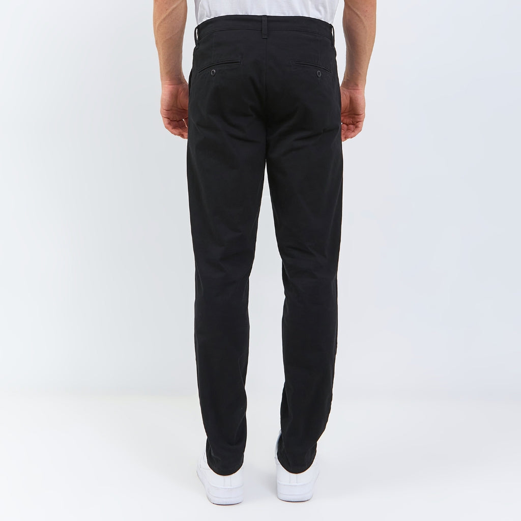 M231 Celana Panjang Pria Chino Pants Slim Fit Stretch Hitam 0274G