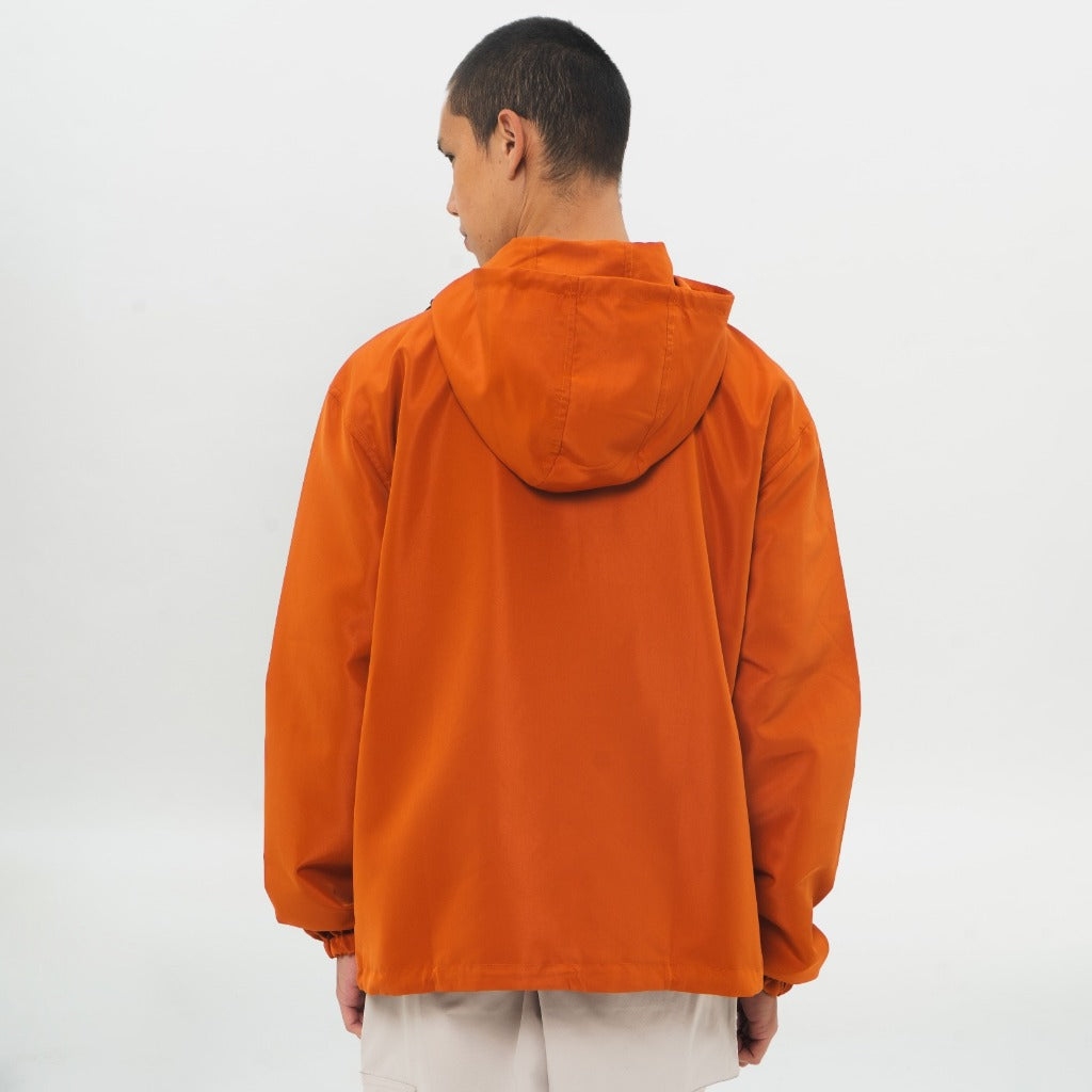 M231 Jaket Hoodie Taslan Wanderer Living Terracotta 0772B