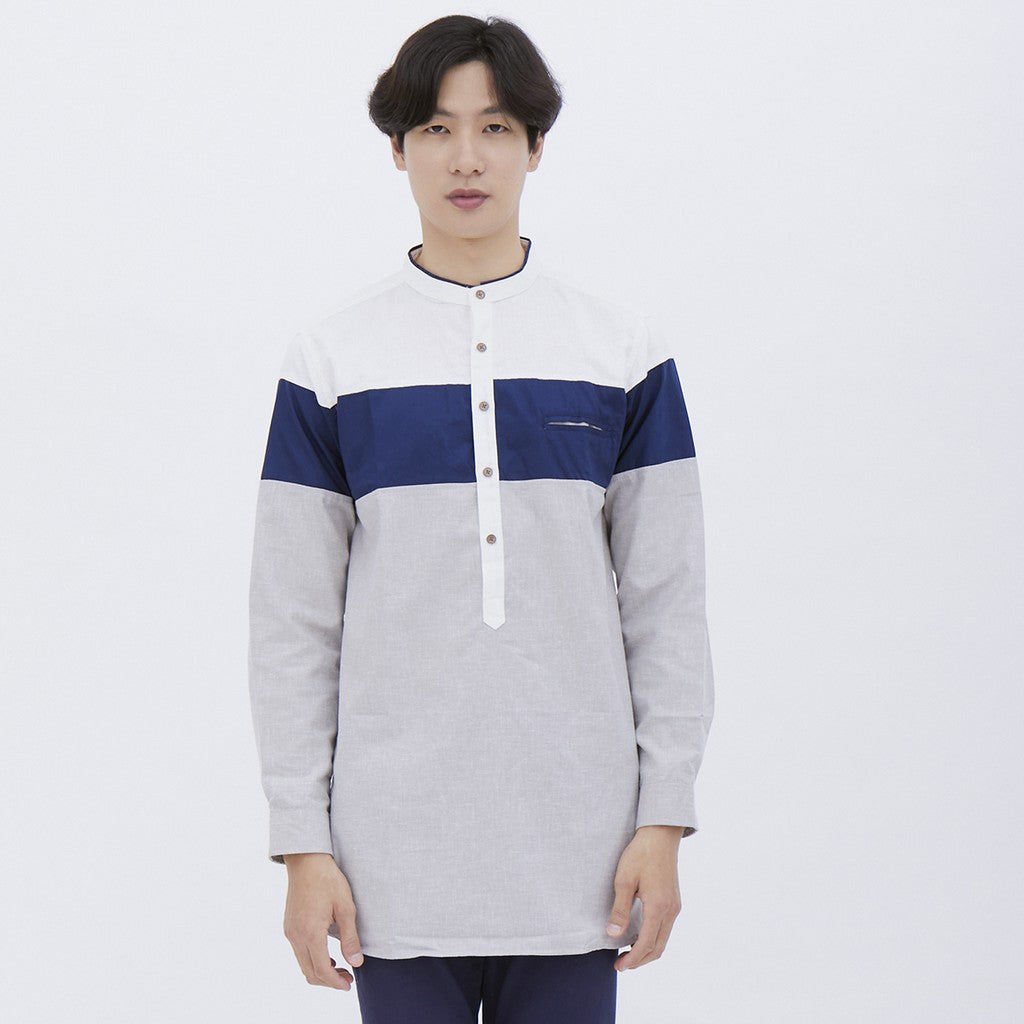 M231 Koko Kurta Pria Panjang Putih 1541A