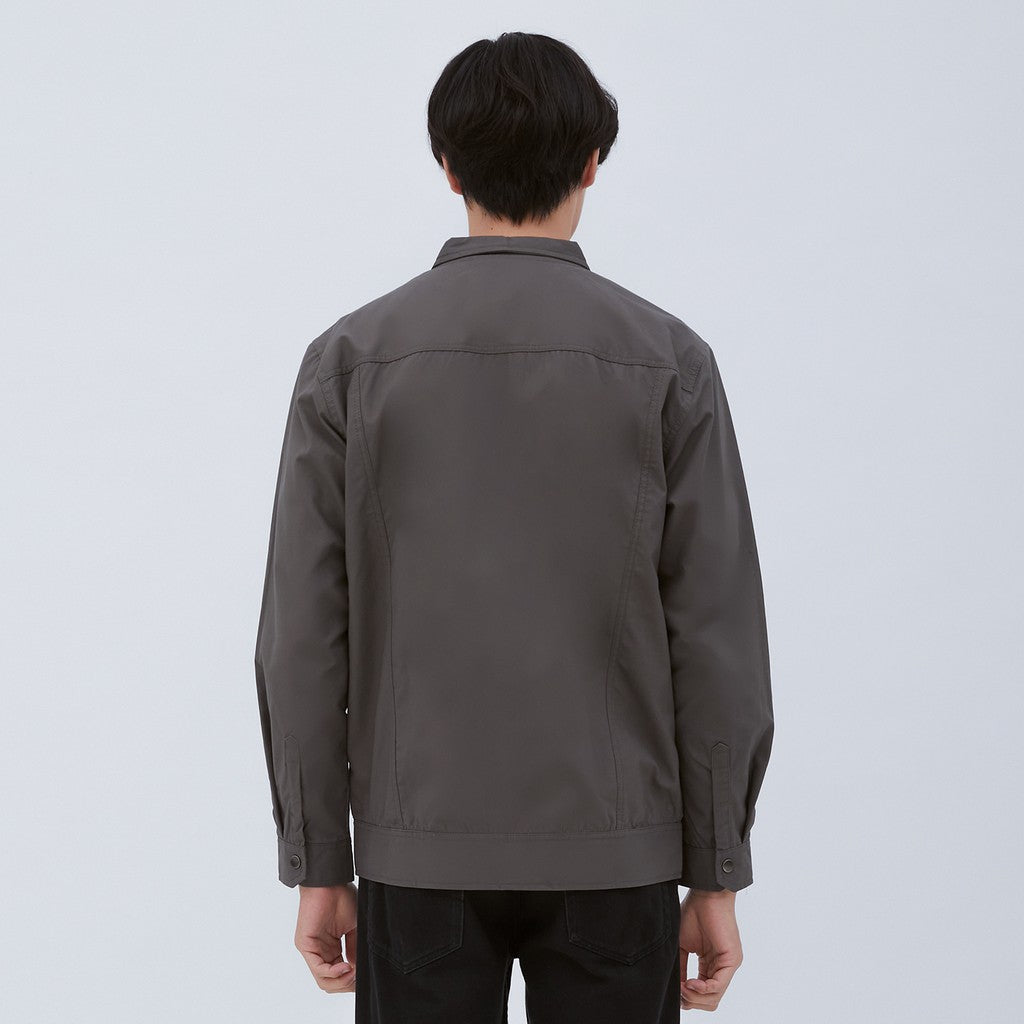 M231 Jaket Pria Coverall Panjang Abu 1876C