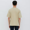 M231 T-Shirt Combination Oversized Pendek Khaki 2252B