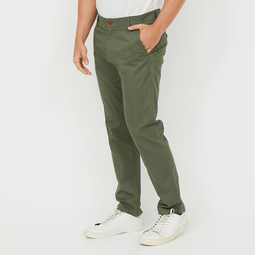 M231 Celana Panjang Pria Chinos Slim Fit Stretch Army C1141