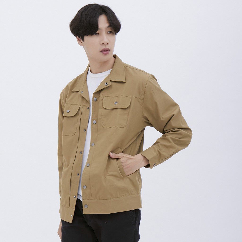 M231 Jaket Pria Coverall Panjang Olive 1877C