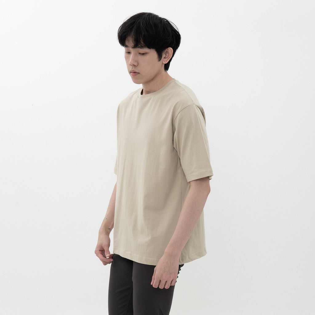 M231 T-Shirt Polos Oversized Pendek Khaki 1973H