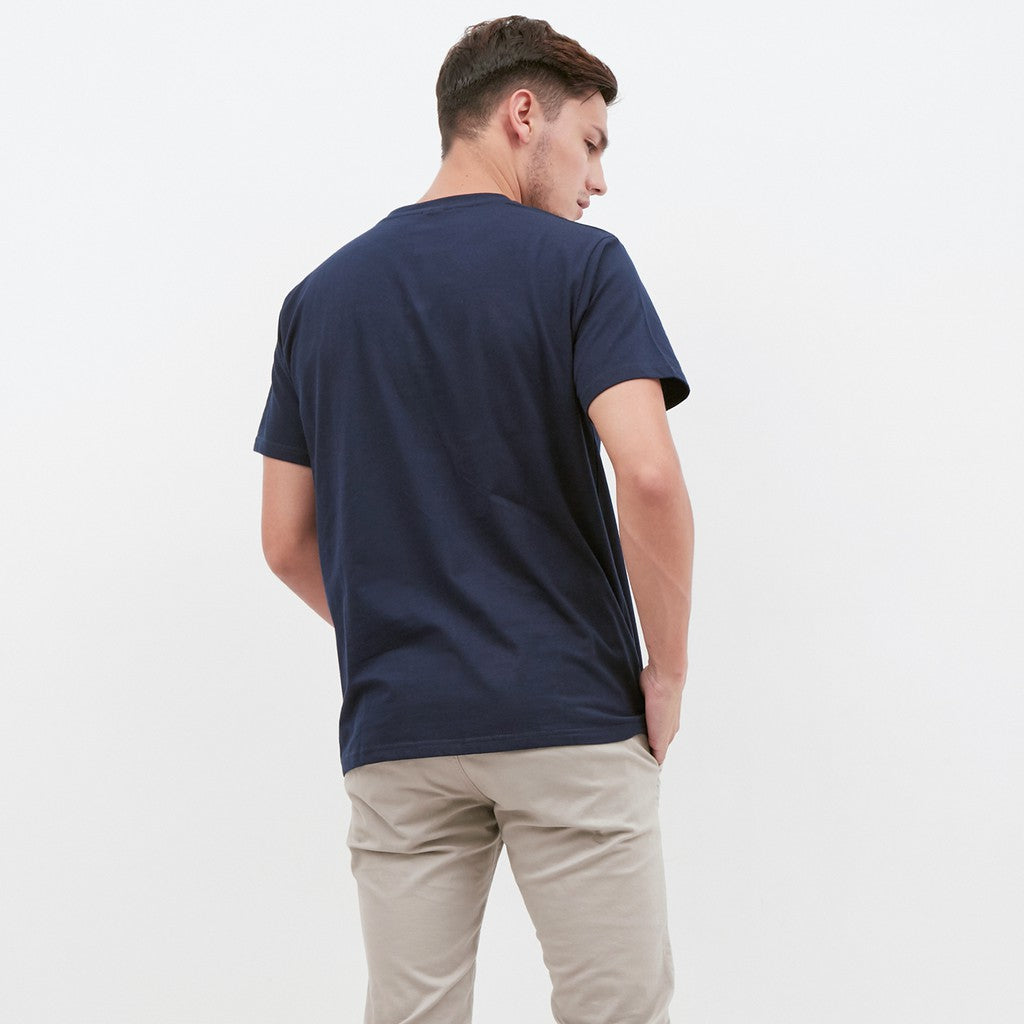 M231 T-Shirt Polos Kancing Pendek Warna Navy 1835H