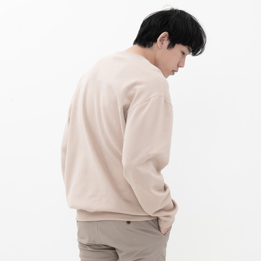 M231 Sweater Crewneck Panjang Light Brown 2198A
