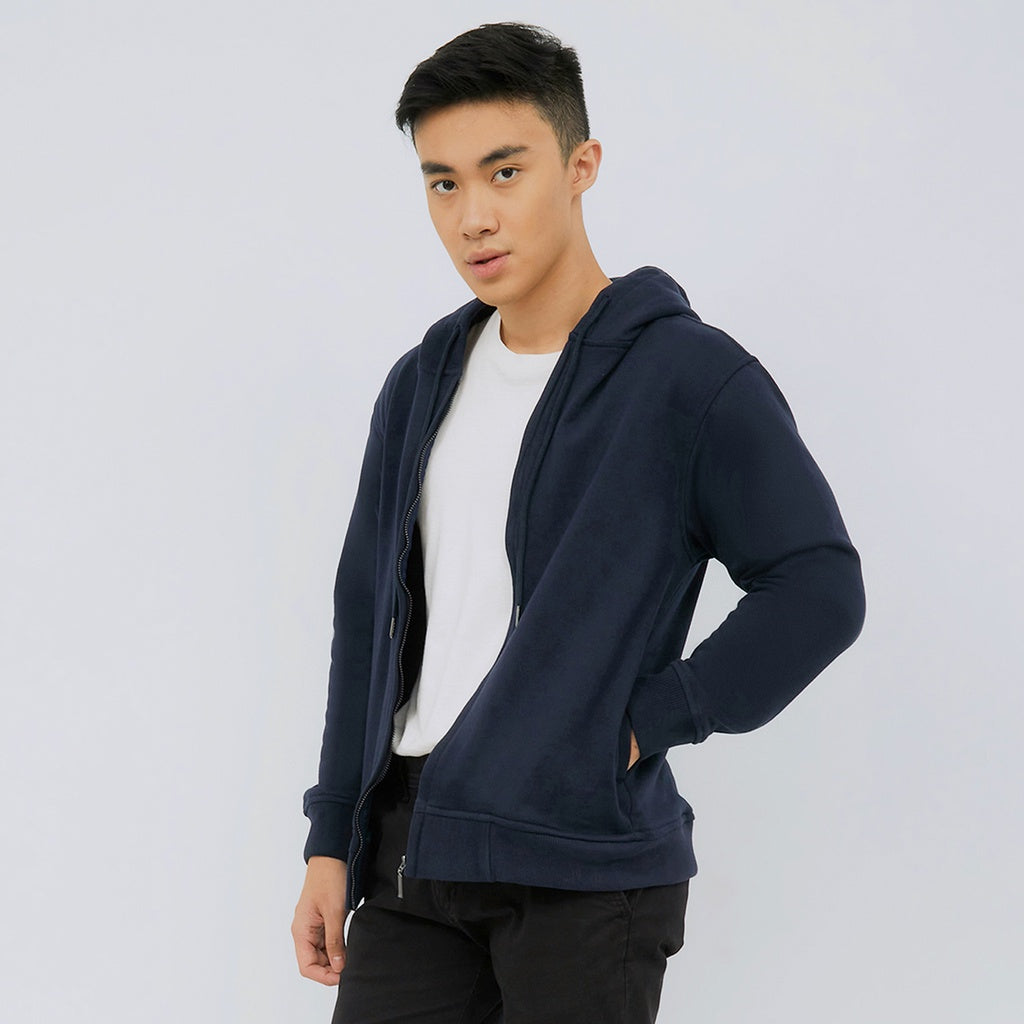 M231 Jaket Full-Zip Hoodie Navy 2222A