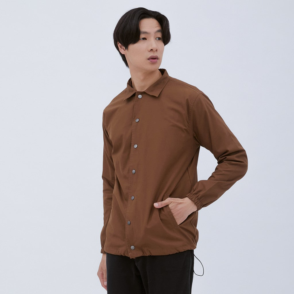 M231 Jaket Pria Coverall Panjang Coklat 1862C