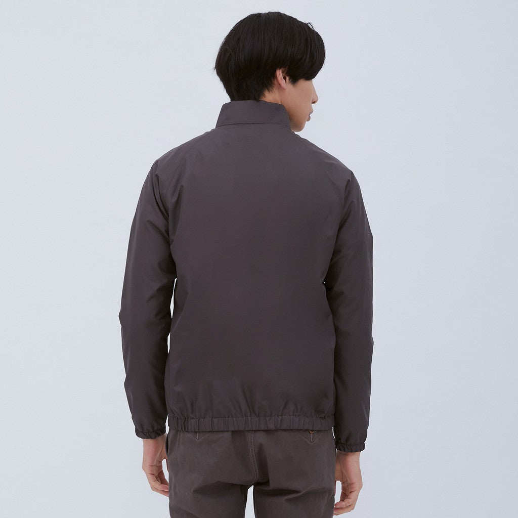 M231 Jaket Pria Taslan Harrington Panjang Abu 2039B