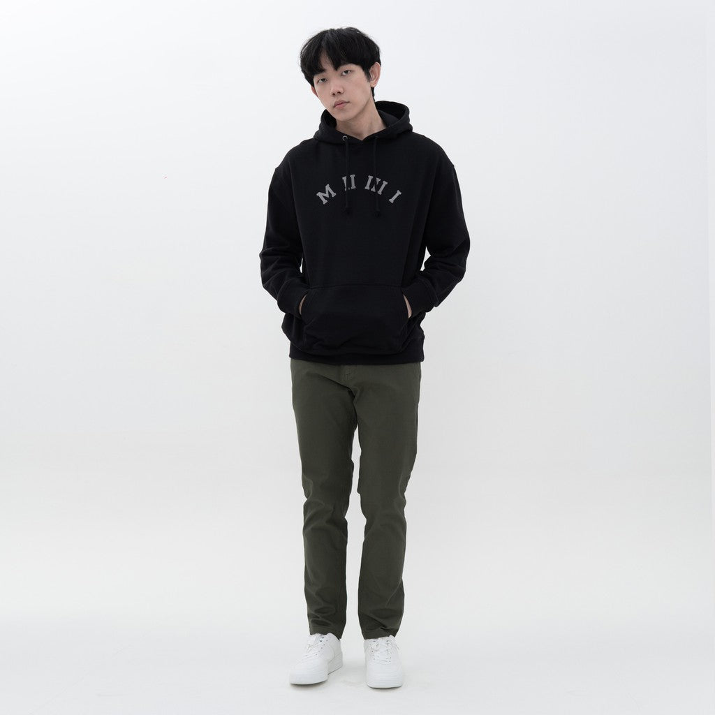 M231 Hoodie Panjang Hitam 2197C