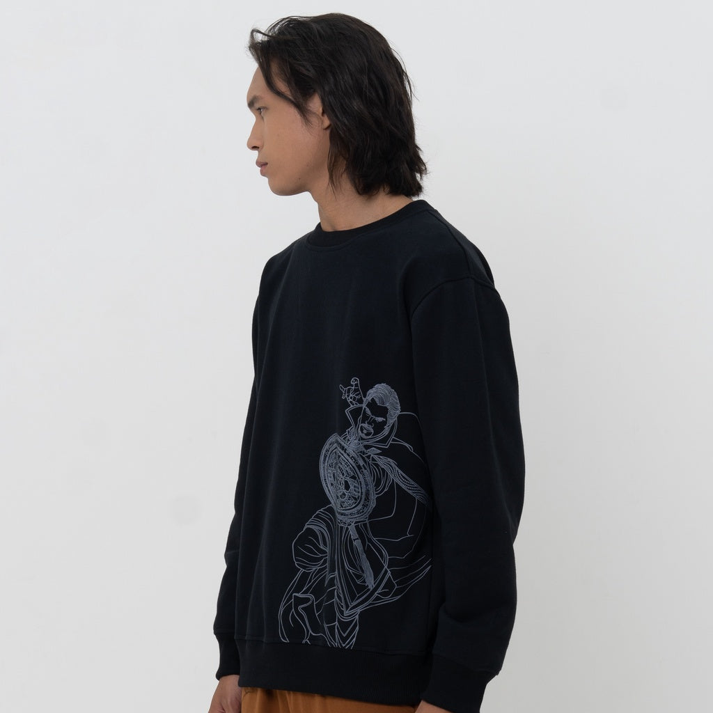 Marvel Collection M231 Crewneck Doctor Strange Outline 2420
