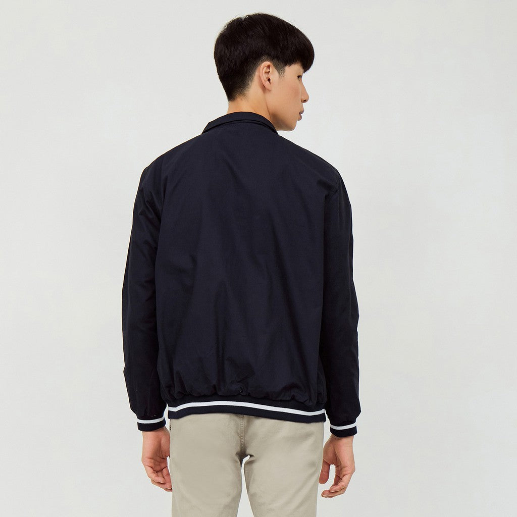 M231 Jaket Pria Canvas Panjang Navy 1863B