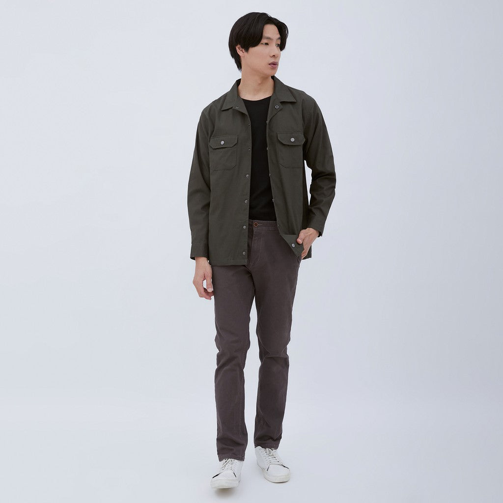M231 Jaket Pria Coverall Panjang Olive 1960A