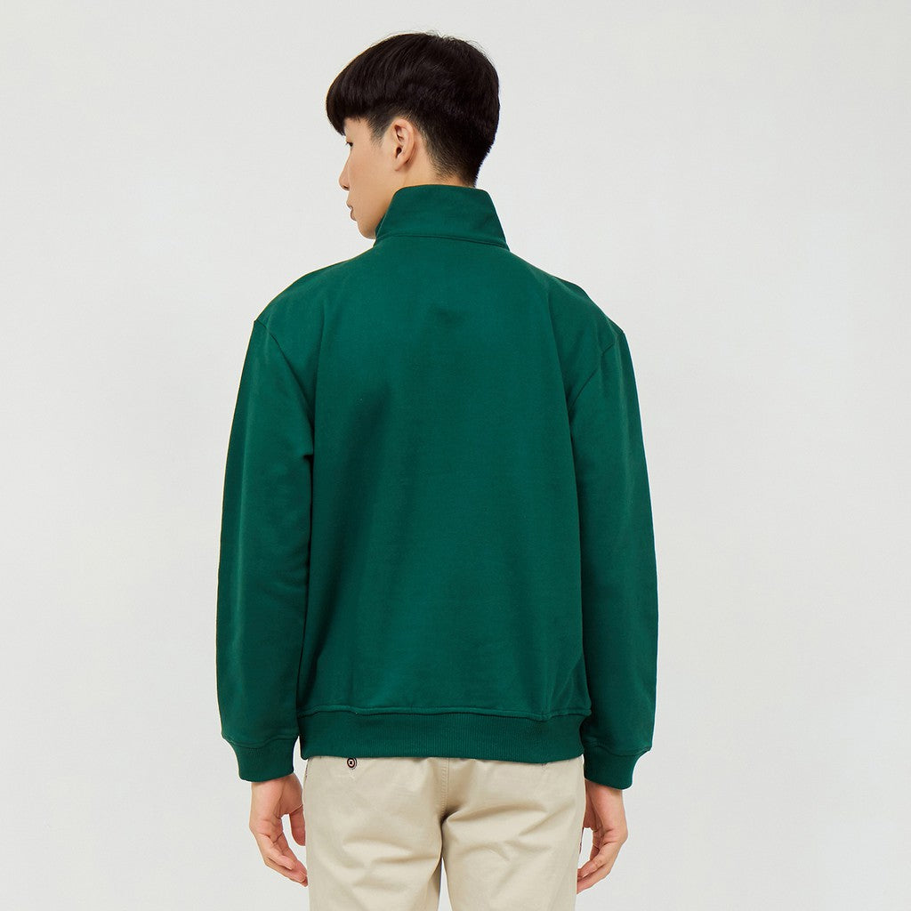 M231 Sweater Half-Zip Harrington Hijau 2164E