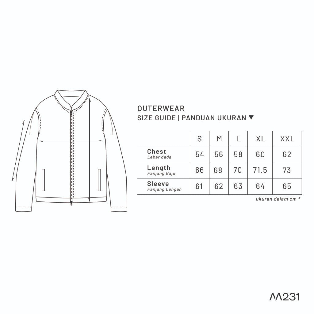 M231 Jaket Pria Canvas Panjang Coklat 1863C
