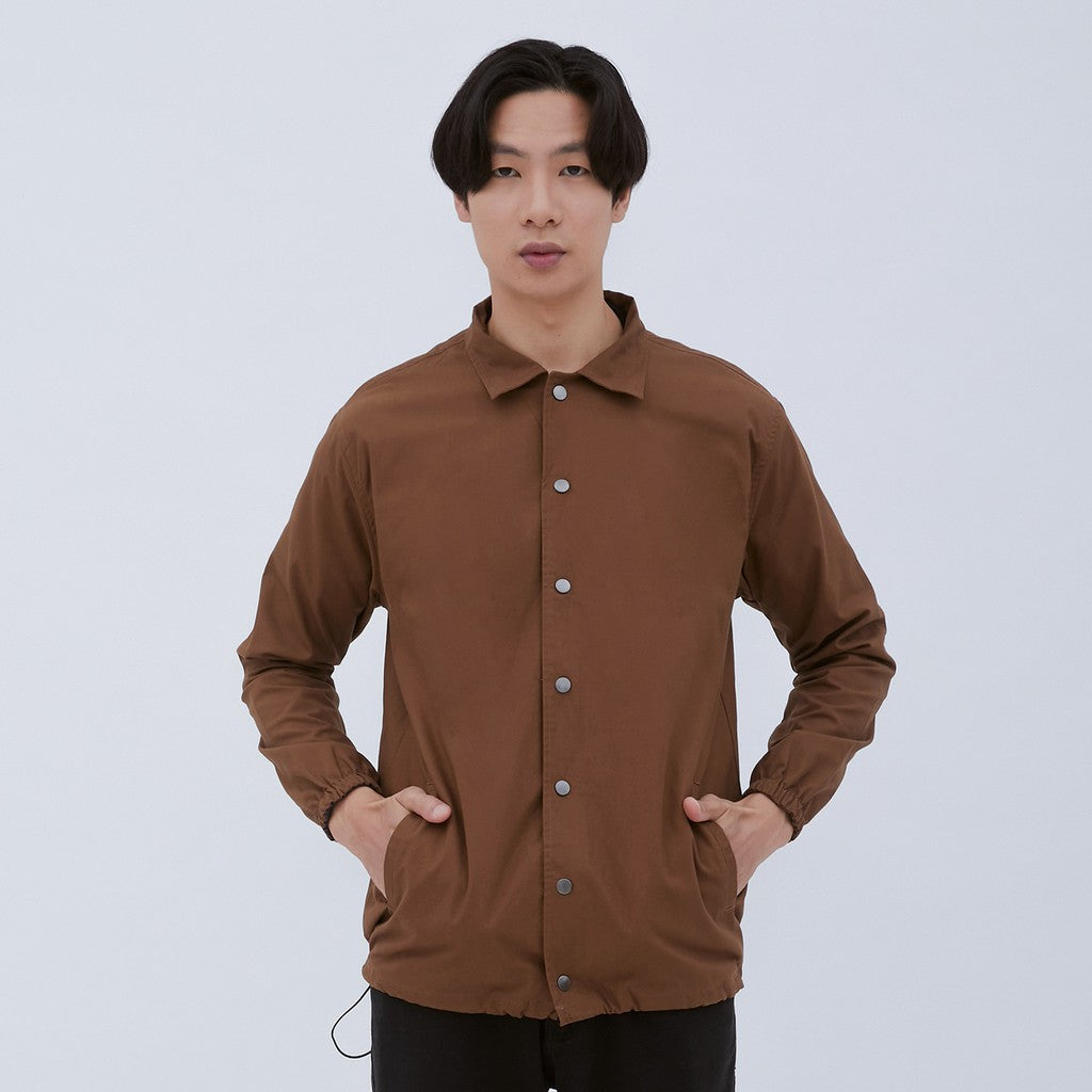 M231 Jaket Pria Coverall Panjang Coklat 1862C