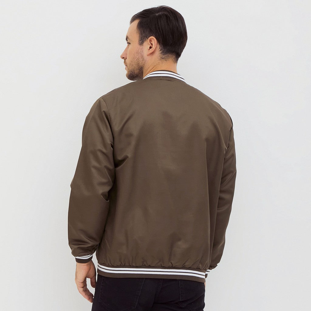 M231 Jaket Pria Bomber Taslan Panjang Army 2078C