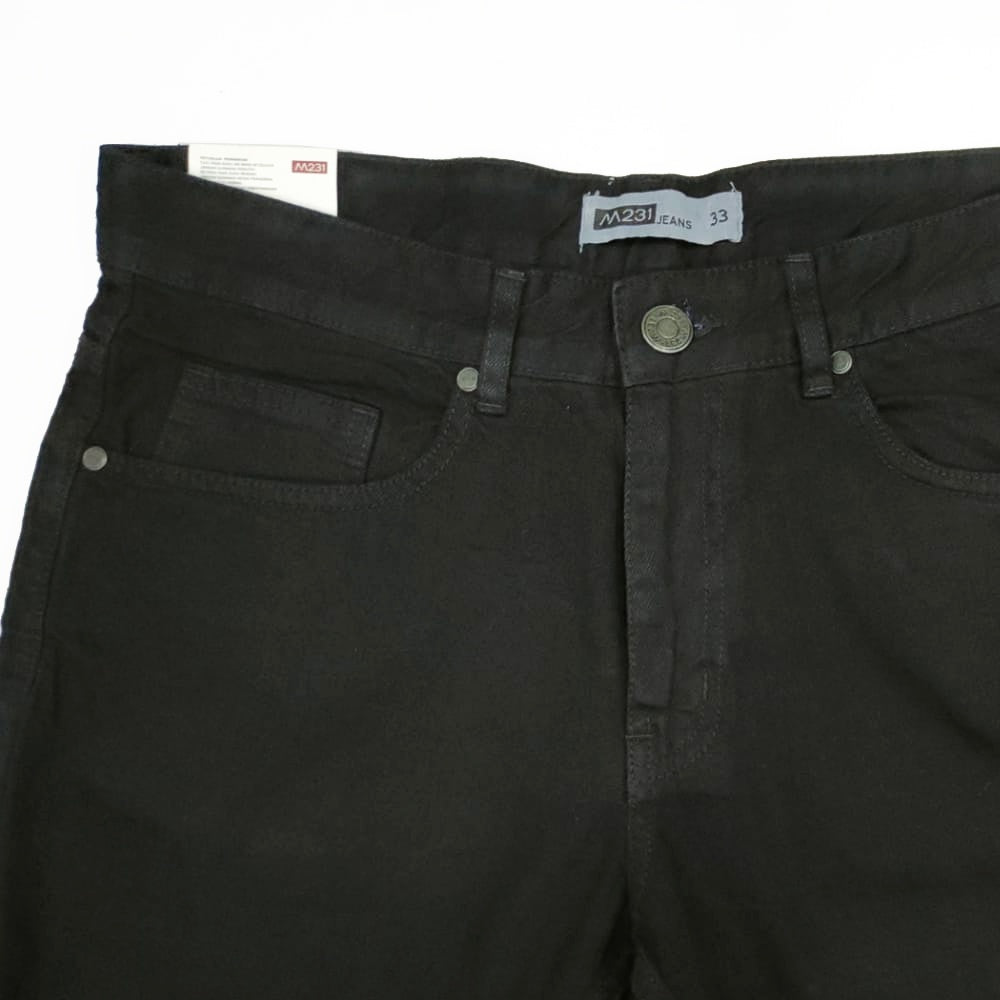 M231 Celana Panjang Jeans Denim Pria Hitam C1168