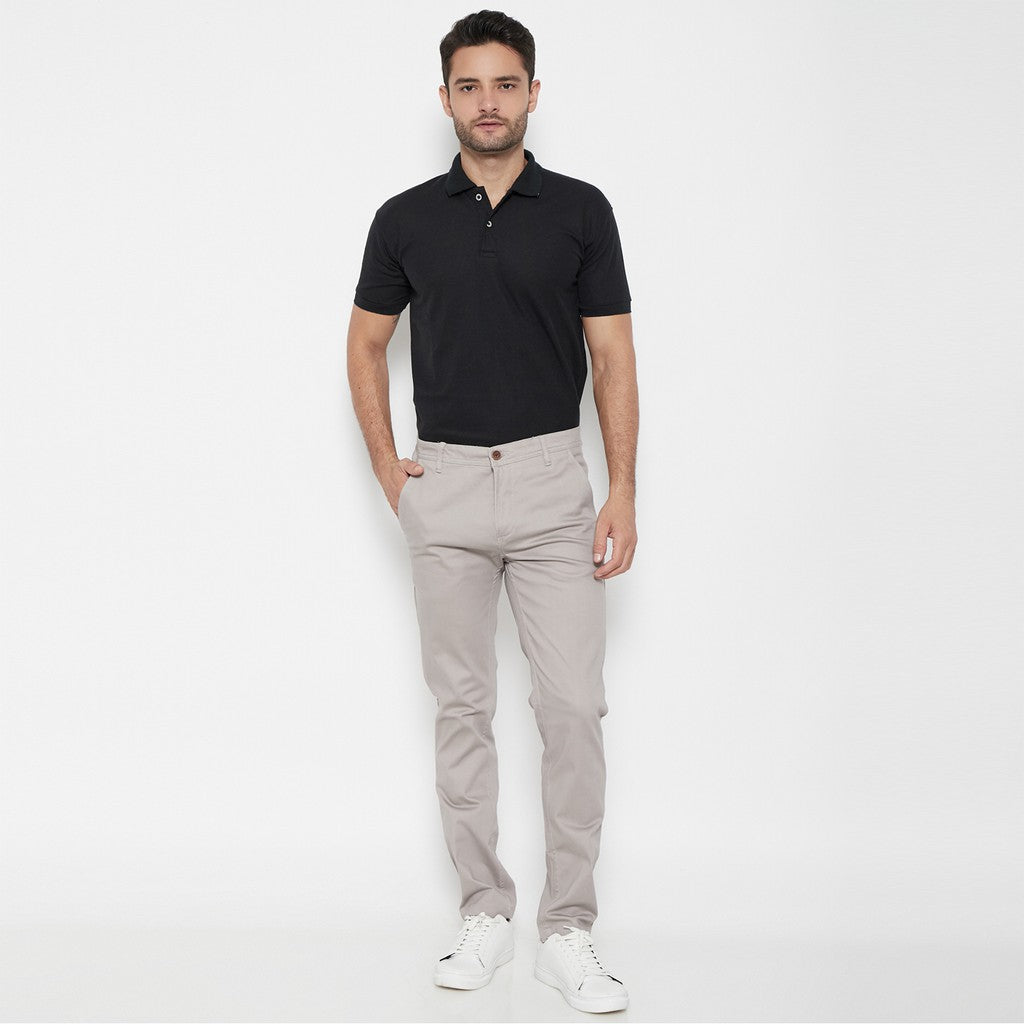 M231 Celana Panjang Pria Chino Pants Slim Fit Stretch Khaki C1088