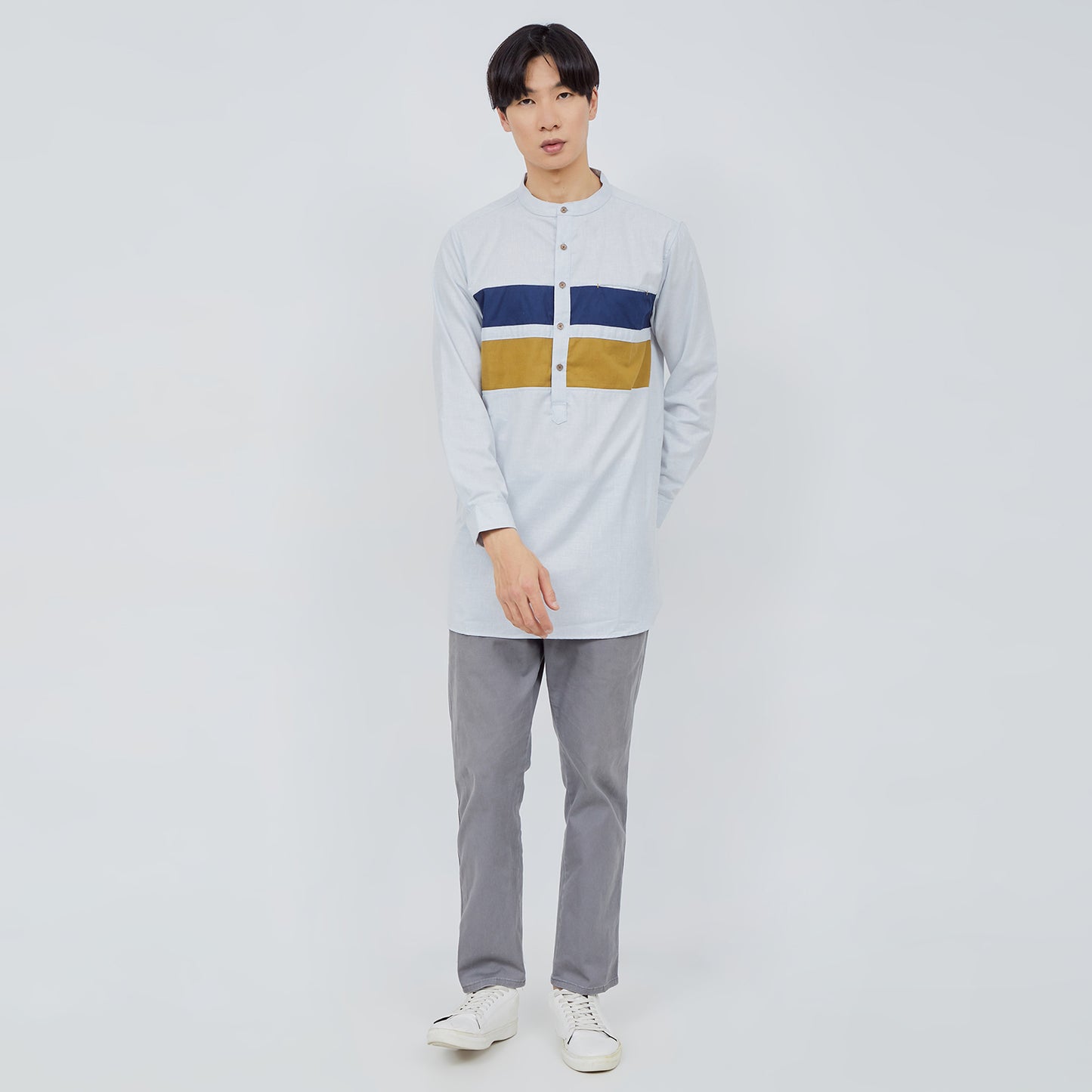 M231 Koko Kurta Pria Panjang Putih 1993