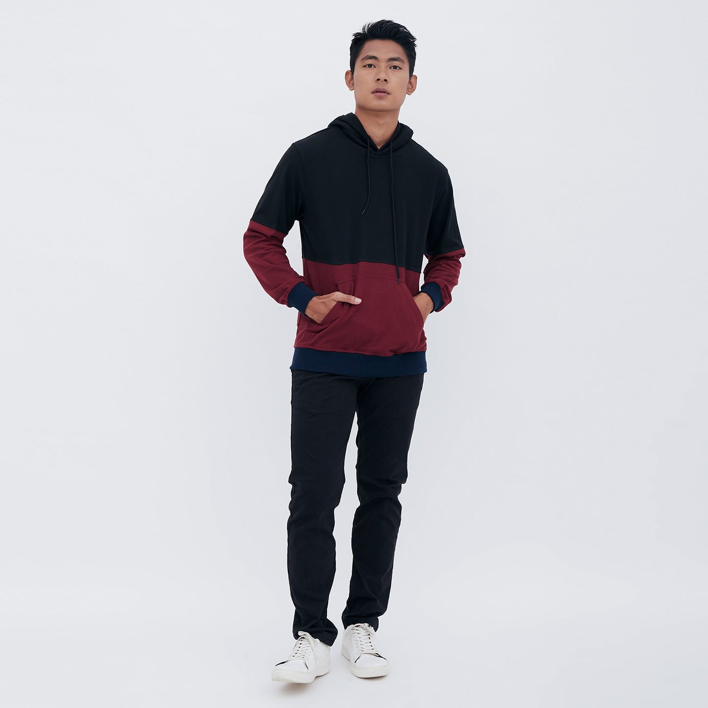 M231 Pullover Sweater Hoodie Hitam 1967B