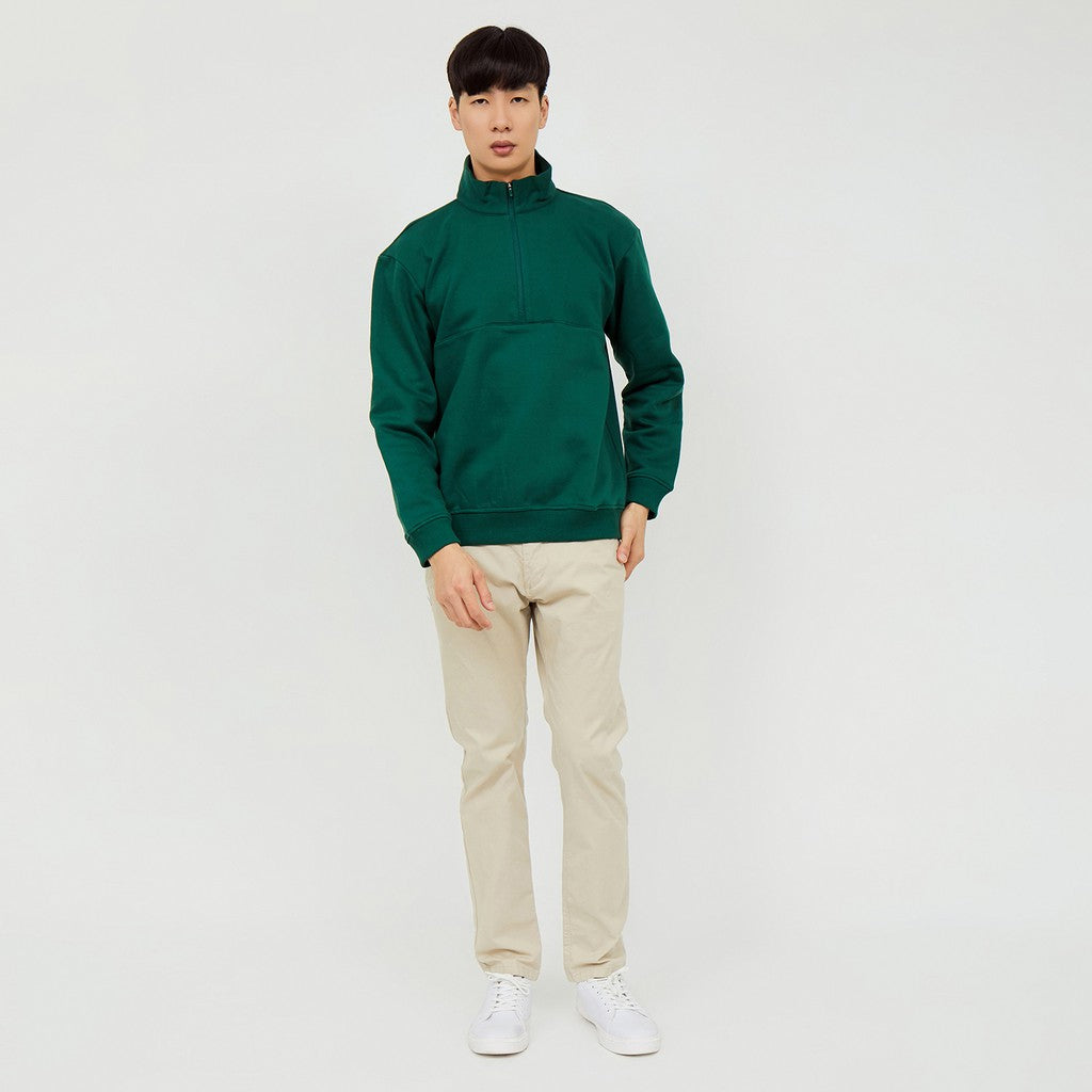 M231 Sweater Half-Zip Harrington Hijau 2164E