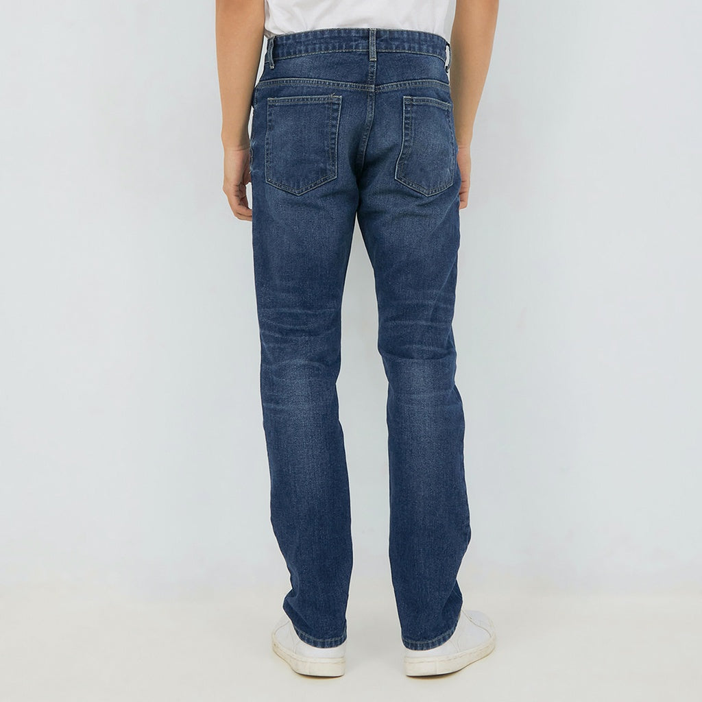 M231 Celana Panjang Jeans Denim Pria Stone Wash C1165