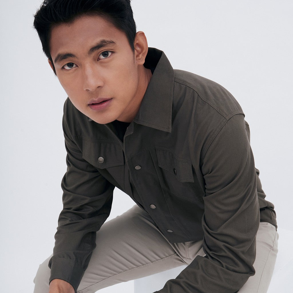 M231 Jaket Pria Coverall Panjang Army 1957C