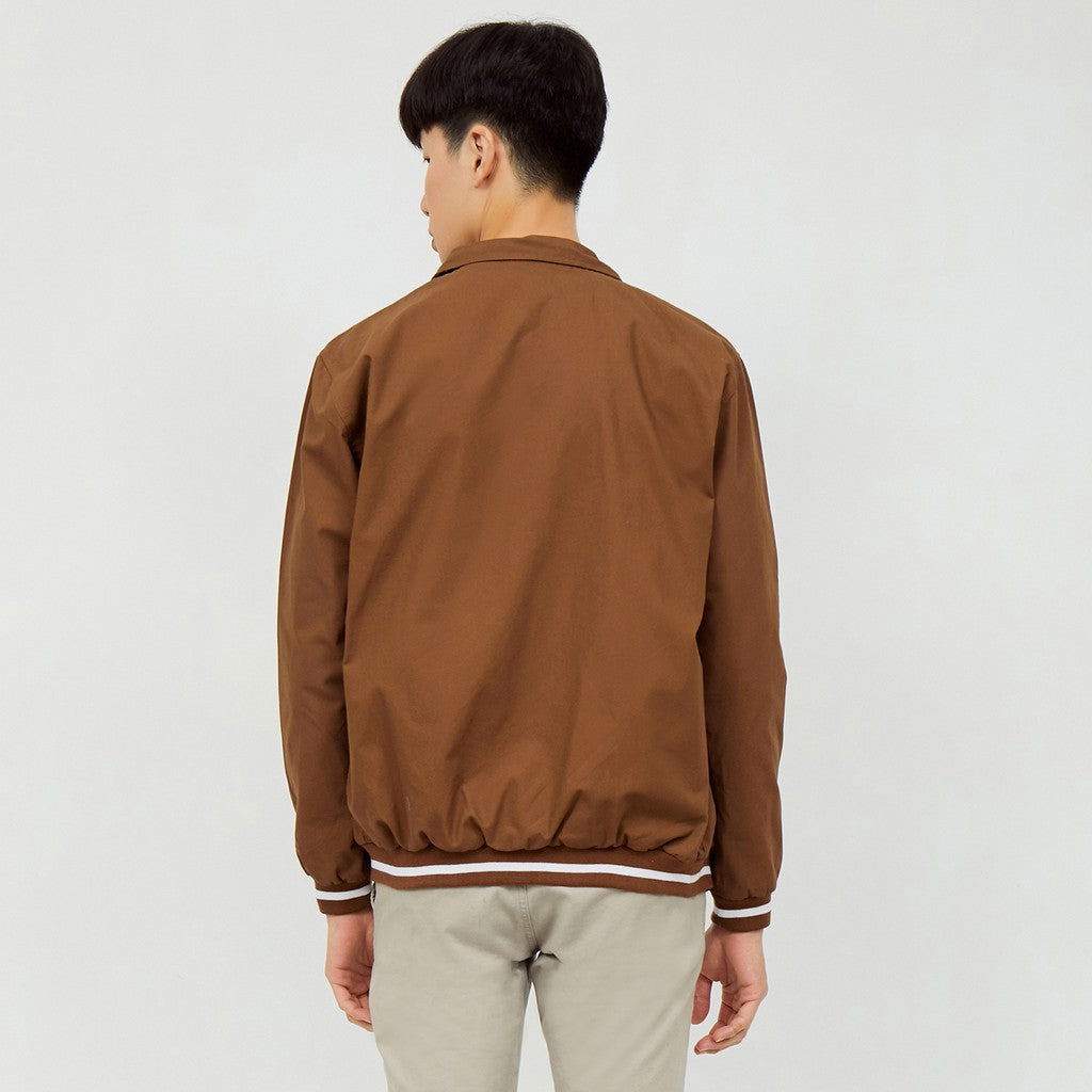 M231 Jaket Pria Canvas Panjang Coklat 1863C