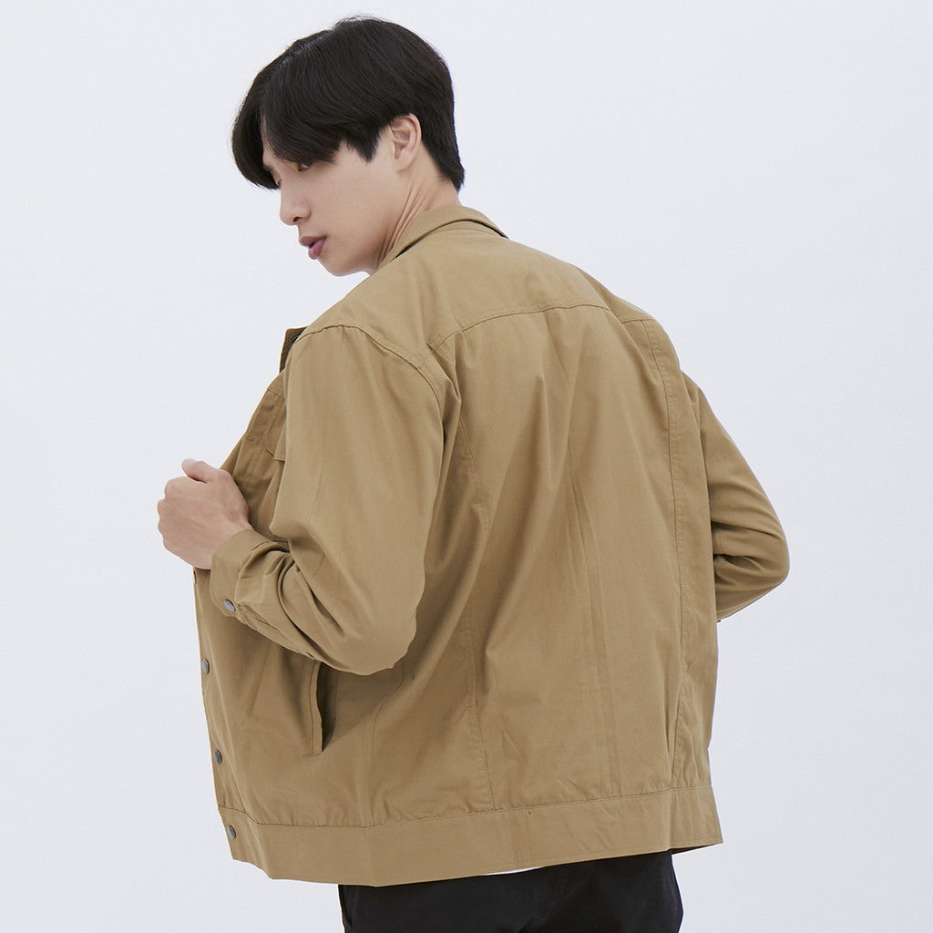 M231 Jaket Pria Coverall Panjang Olive 1877C