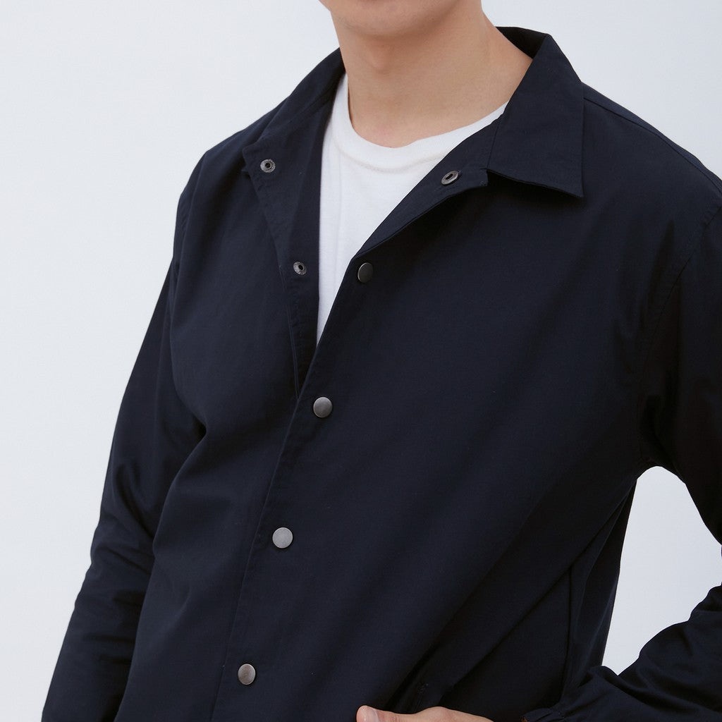 M231 Jaket Pria Coverall Panjang Navy 1862E