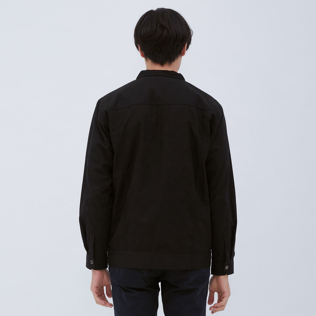M231 Jaket Pria Coverall Panjang Hitam 1876A