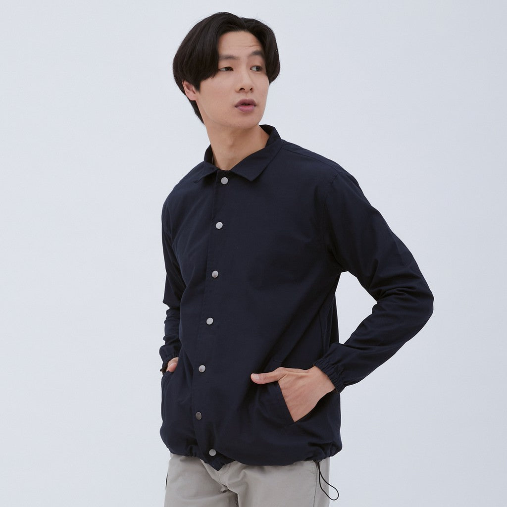 M231 Jaket Pria Coverall Panjang Navy 1862E