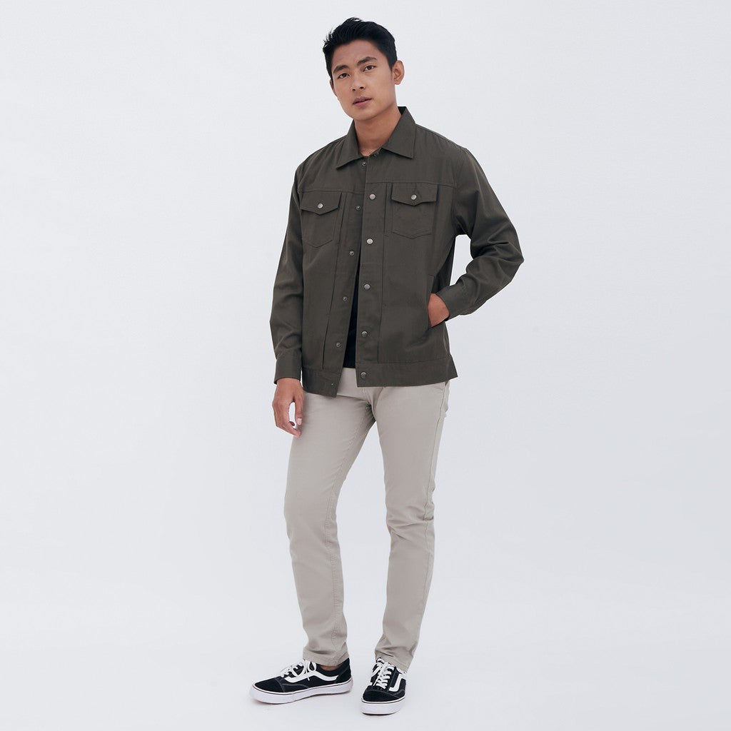M231 Jaket Pria Coverall Panjang Army 1957C