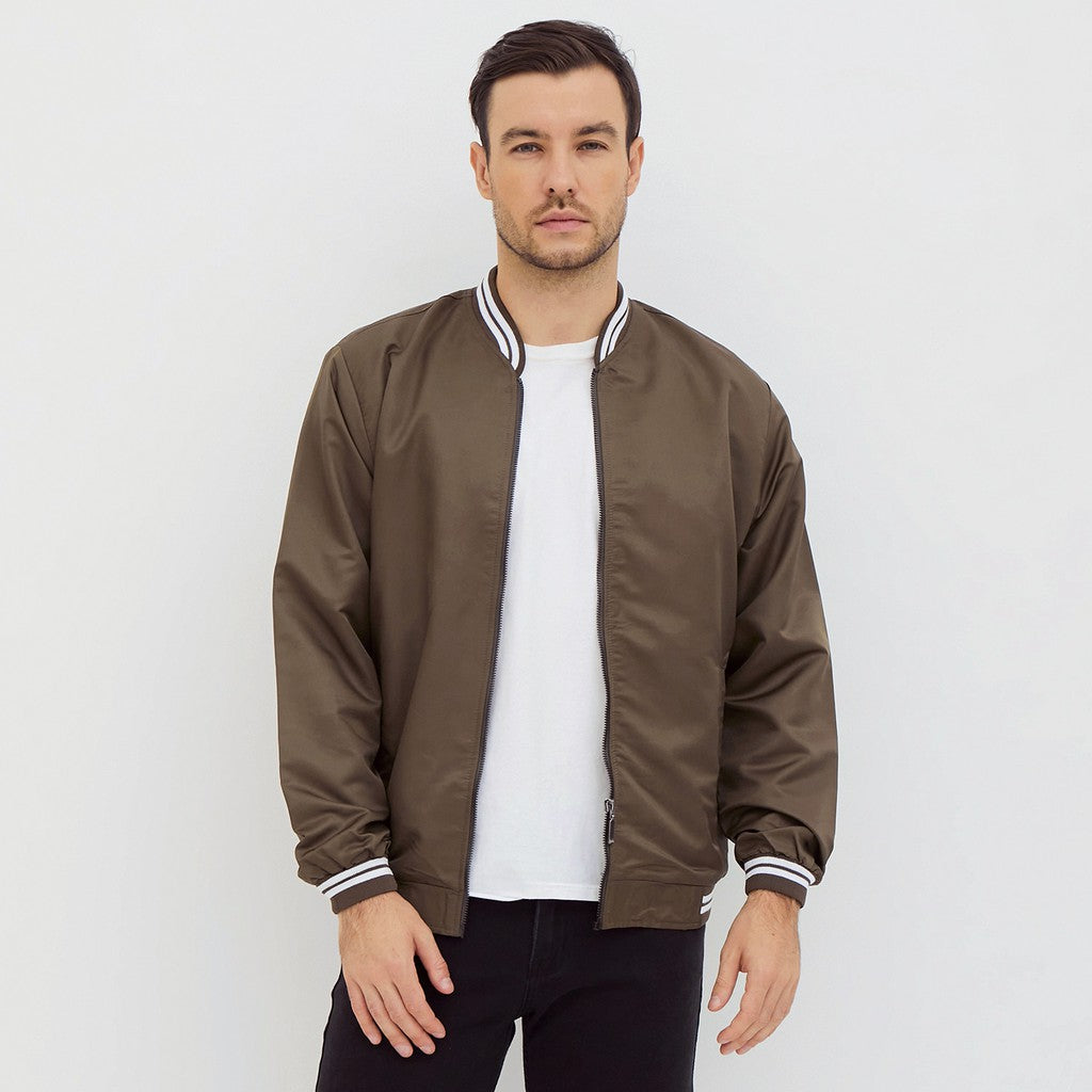 M231 Jaket Pria Bomber Taslan Panjang Army 2078C