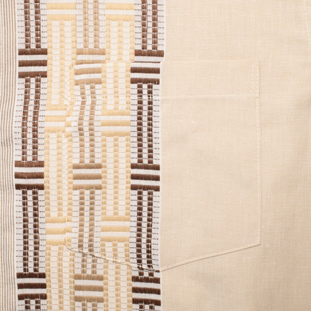 M231 Kemeja Pria Koko Panjang Cream 2957