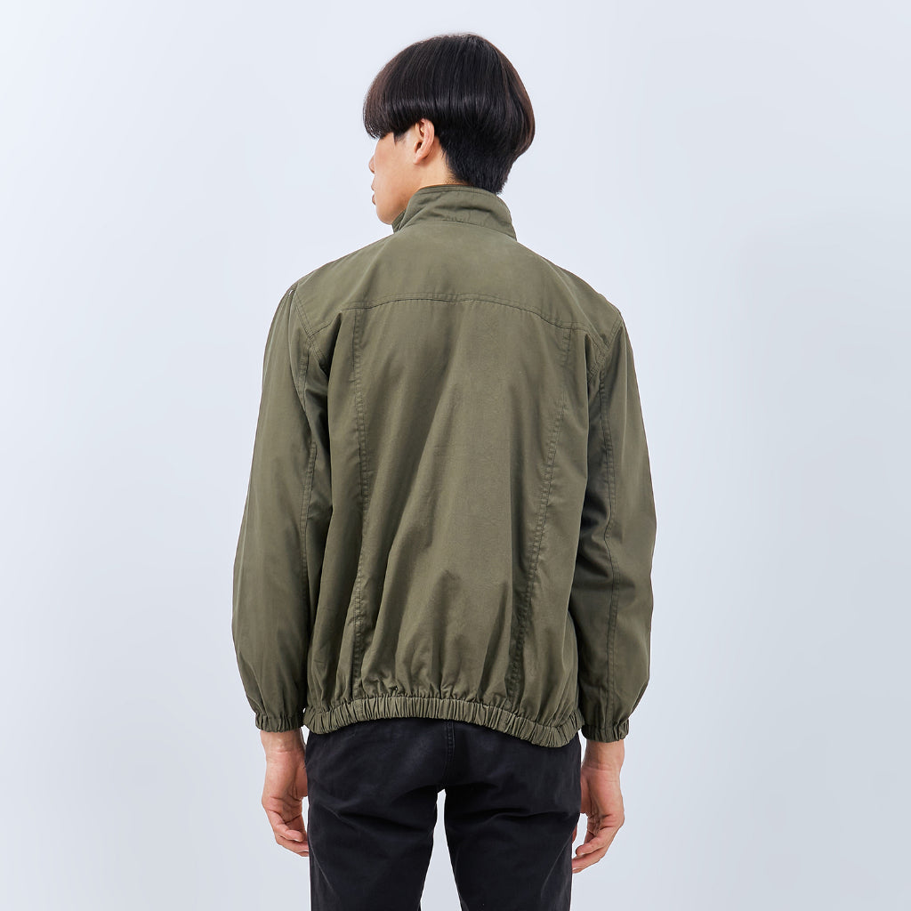 M231 Jaket Pria Harrington Panjang Army 2765C