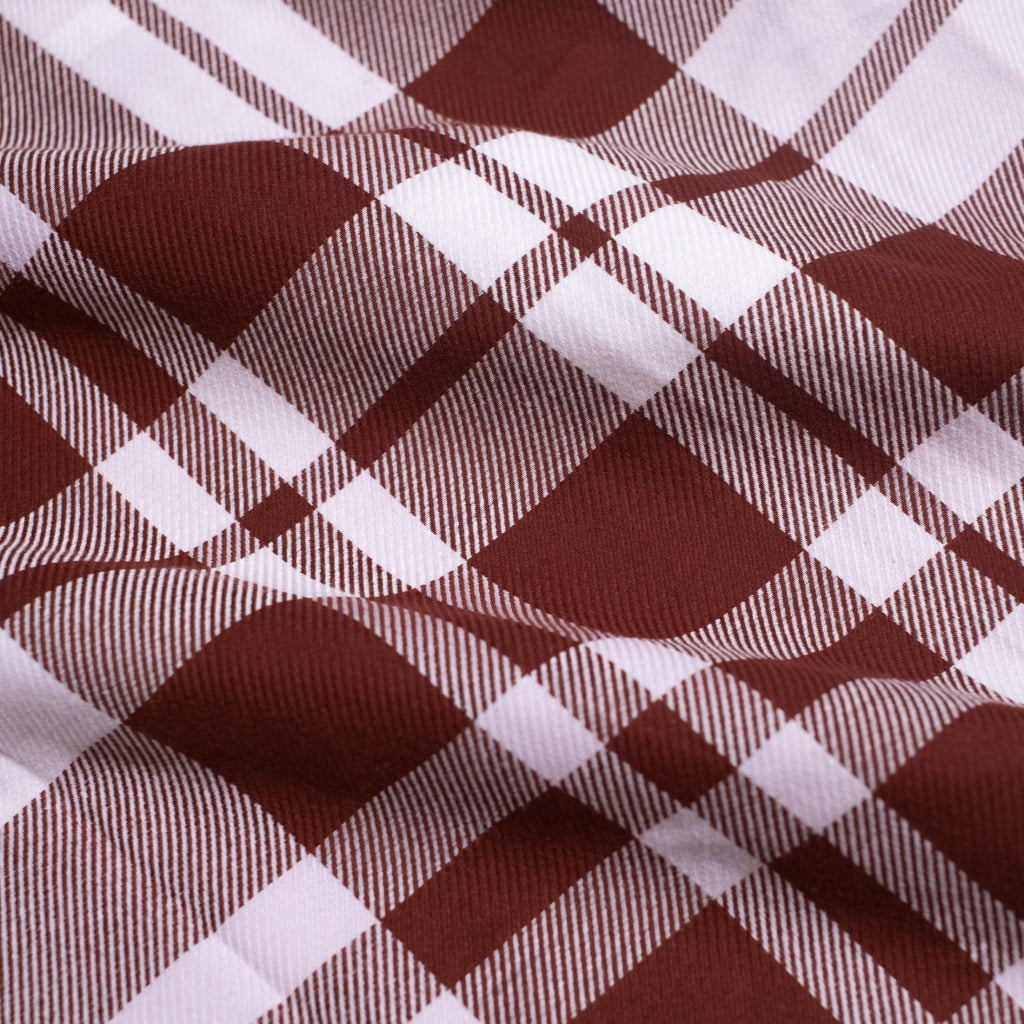 M231 Kemeja Pria Flannel Oversized Panjang 0081
