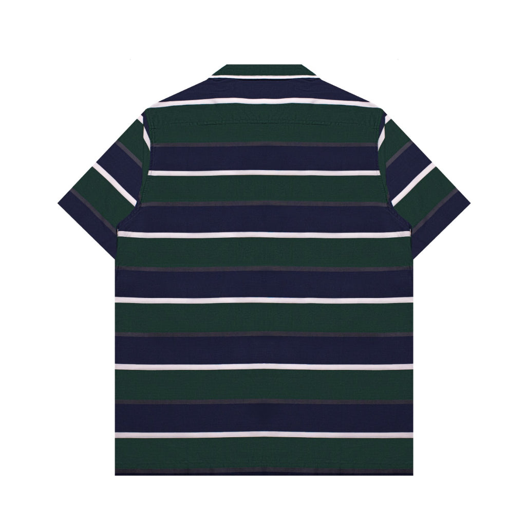 M231 Kemeja Pria Stripe Hawaii Navy 3169B