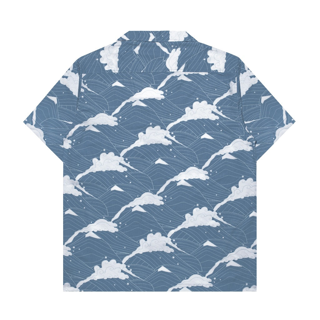 M231 Kemeja Pria Printing Hawaii Pendek 0129