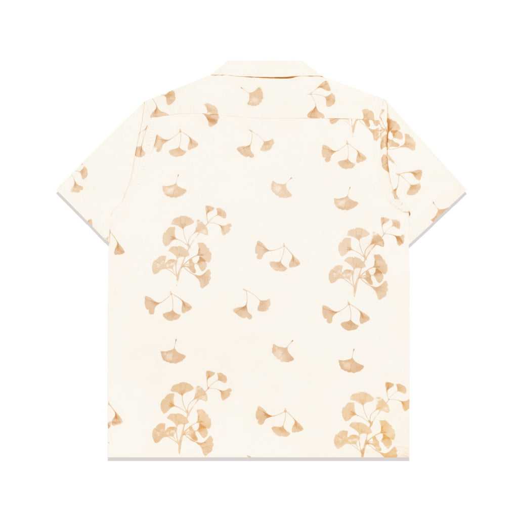 M231 Kemeja Pria Printing Hawaii Pendek Cream 3180B