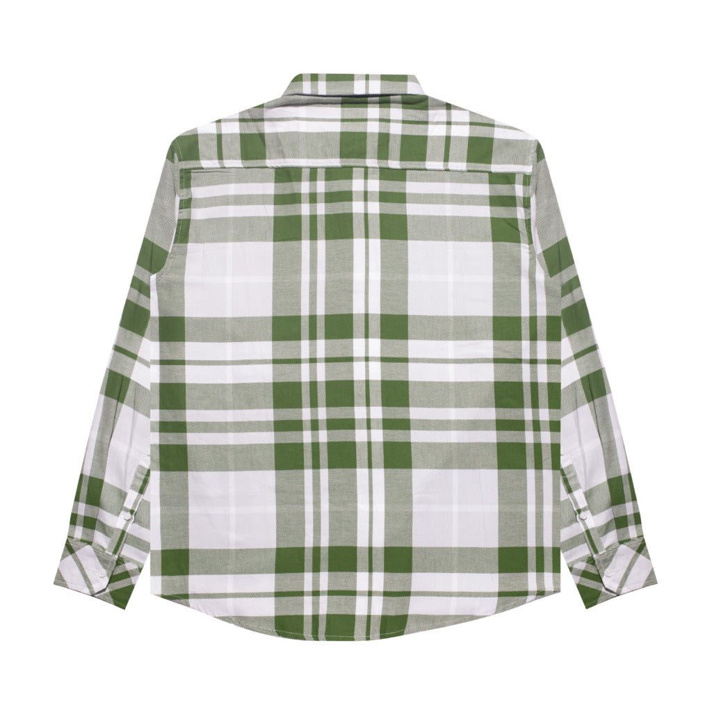 M231 Kemeja Pria Flannel Oversized Panjang 0081