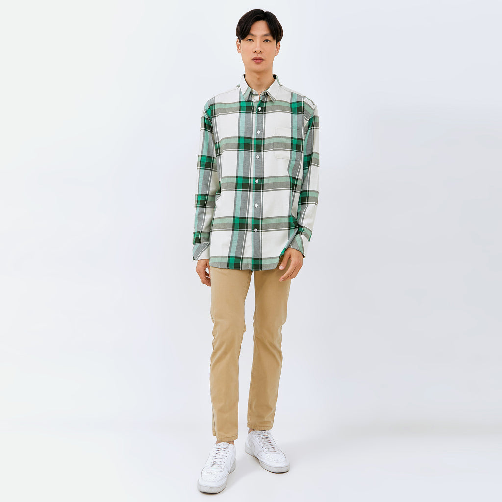 M231 Kemeja Pria Flannel Panjang 0082